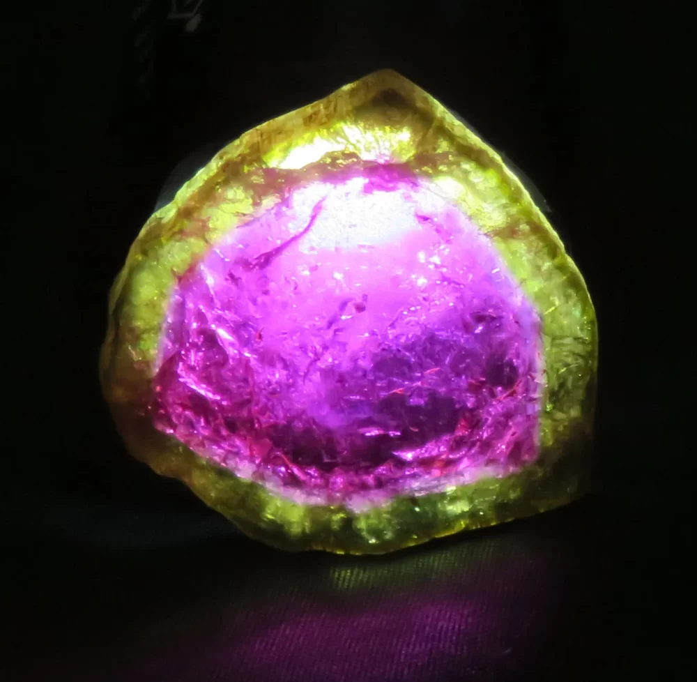 Elbaite slice