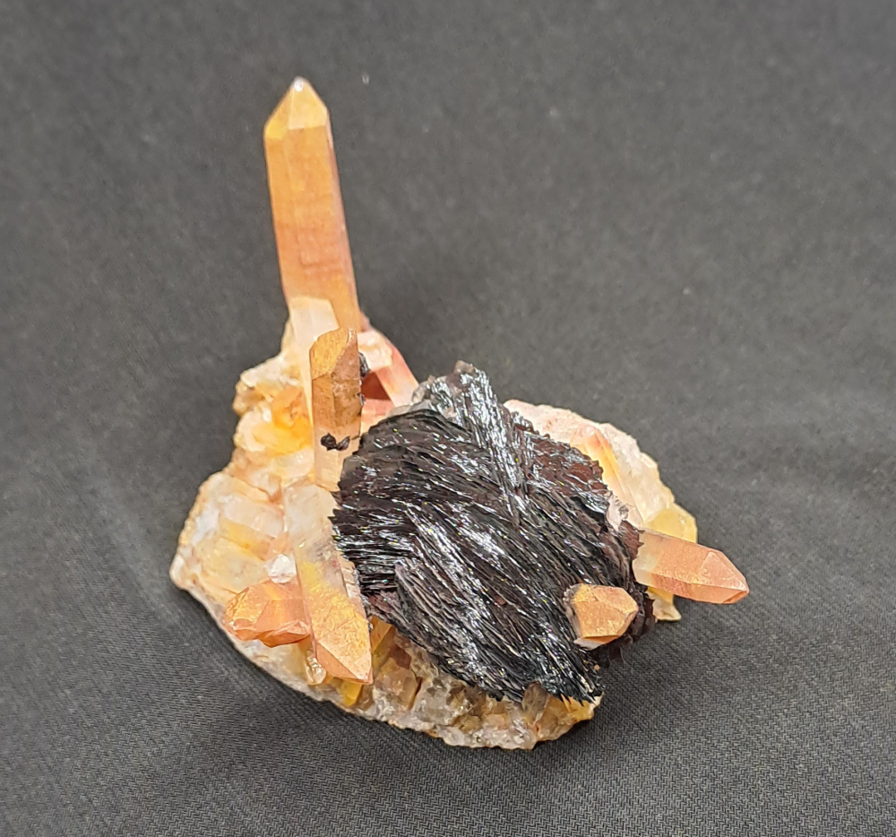 Quartz with Hematite